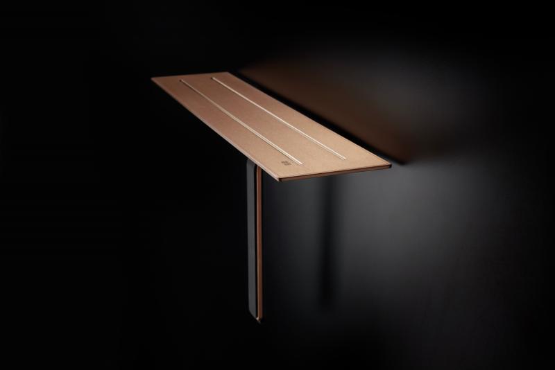 Unidrain ReFrame sæbehylde med bruseskraber - Kobber Unidrain ReFrame sæbehylde med bruseskraber - Kobber