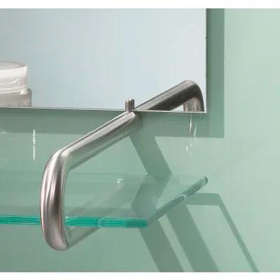 d line hyldebeslag &Oslash;14 x 120 mm - B&oslash;rstet rustfrit st&aring;l