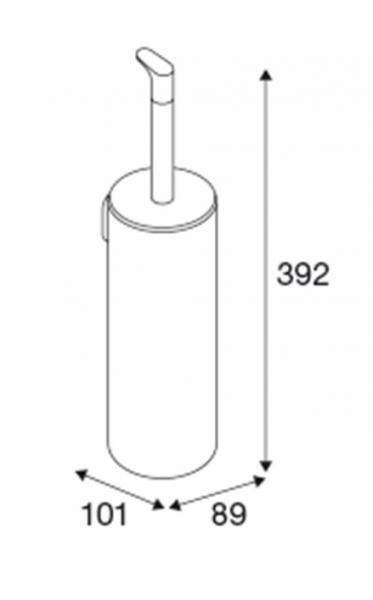 Pressalit Style komplet pakke til badev&aelig;relset - Hvid/b&oslash;rstet messing