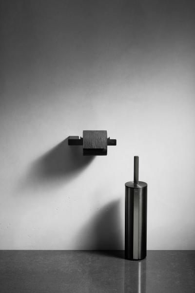 Unidrain ReFrame toiletb&oslash;rste til gulv - Sort