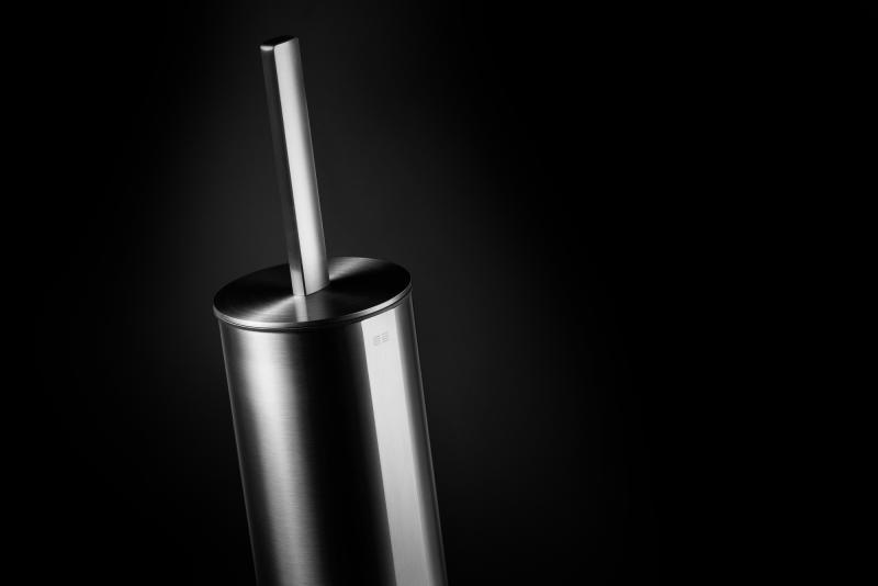 Unidrain ReFrame toiletb&oslash;rste til gulv - B&oslash;rstet st&aring;l