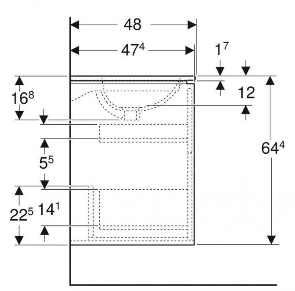 If&ouml; Sense Art 90 m&oslash;bels&aelig;t - Mat hvid
