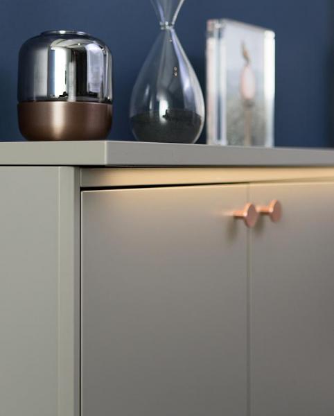 Gustavsberg Graphic dobbelt topplade m/lys - Lille dybde - Grå Gustavsberg Graphic dobbelt topplade m/lys - Lille dybde - Grå