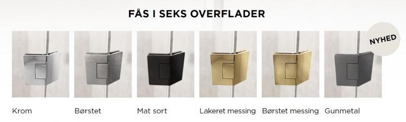 Str&oslash;mberg Lucca 70 badekarv&aelig;g - Valgfri glas og beslag