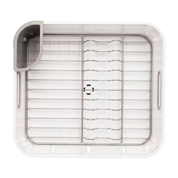 Simplehuman kompakt opvaskestativ i plast - Hvid Simplehuman kompakt opvaskestativ i plast - Hvid