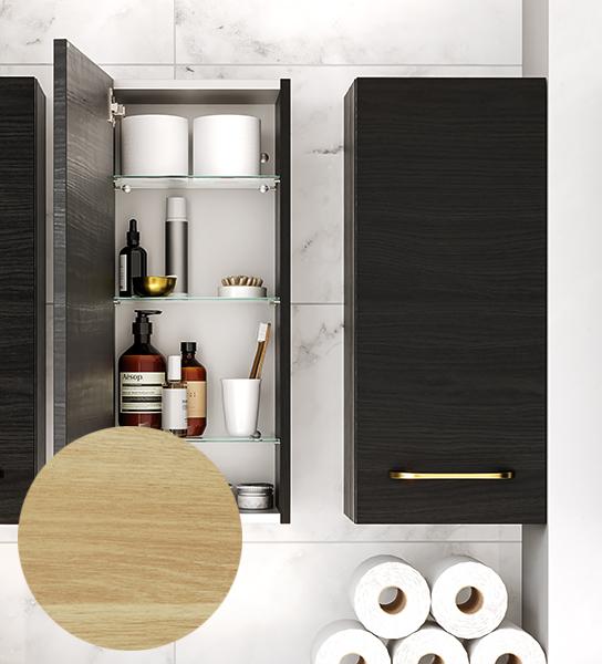 Dansani Mido+ overskab m/3 glashylder - Venstreh&aelig;ngslet - Varm eg