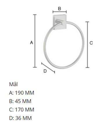 Smedbo House h&aring;ndkl&aelig;dering - Mat sort