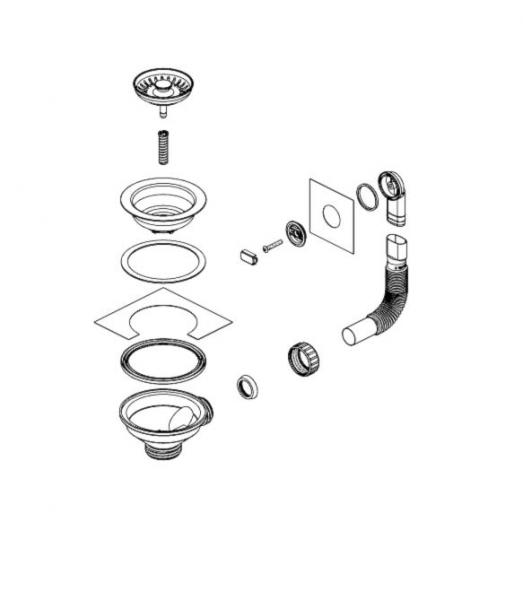 Skanitek afl&oslash;bss&aelig;t - B&oslash;rstet gunmetal