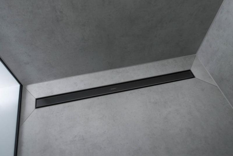 Hansgrohe RainDrain Match Kappes&aelig;t - 80 cm - Mat sort