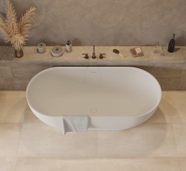 Ideavit Solidera fritstående badekar 1700 x 800 mm - Mat hvid Ideavit Solidera fritstående badekar 1700 x 800 mm - Mat hvid