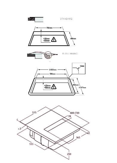 Eico NikolaTesla Fit BL/A/70 integreret emh&aelig;tte i kogesektion - Sort