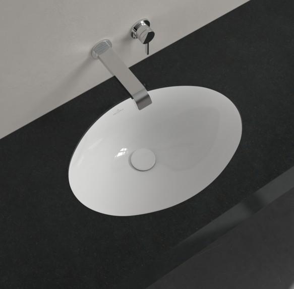 Villeroy & Boch Evana 50 h&aring;ndvask t/underlimning - Med overl&oslash;b