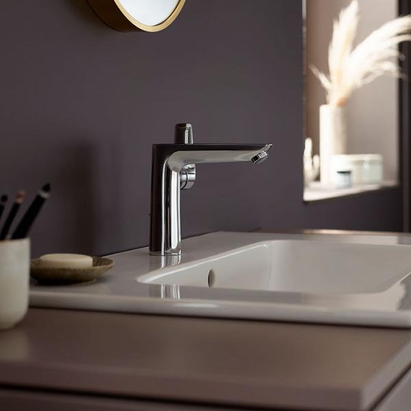 hansgrohe Talis E 150 h&aring;ndvaskarmatur m/l&oslash;ft-op bundventil - Krom