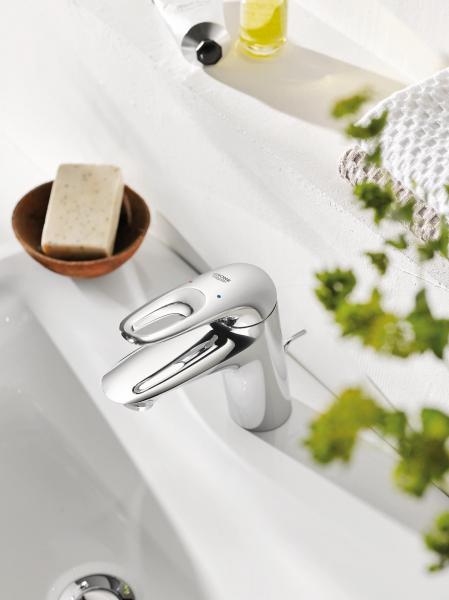 Grohe Eurostyle h&aring;ndvaskarmatur m/hul - Krom