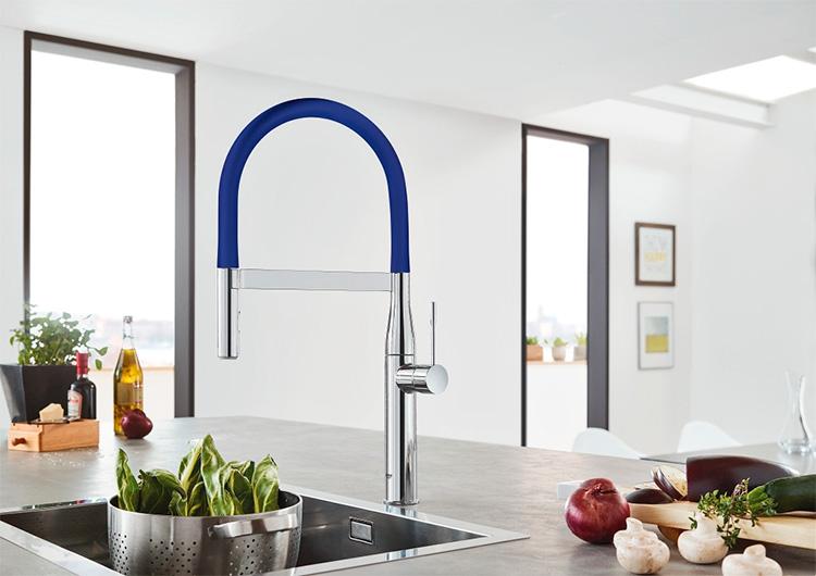 Grohe Essence New k&oslash;kkenarmatur m/profi-bruser - Krom