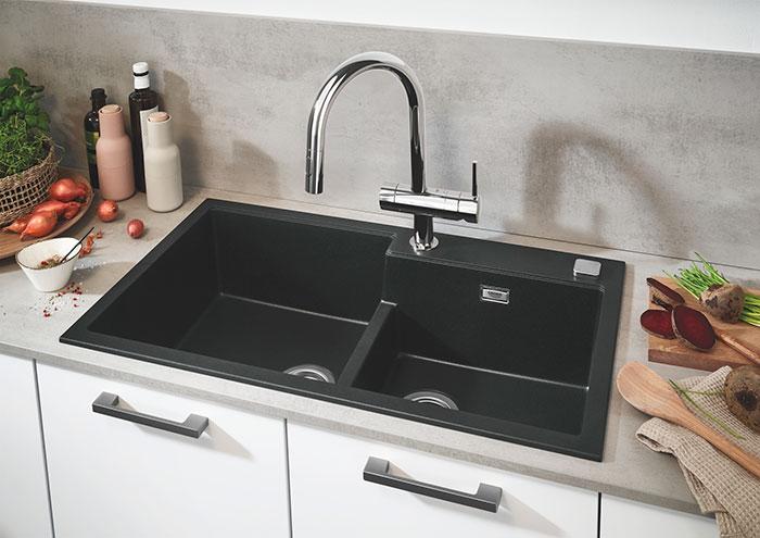 Grohe NEW Minta køkkenarmatur m/udtræk og Dual spray - Krom Grohe NEW Minta køkkenarmatur m/udtræk og Dual spray - Krom