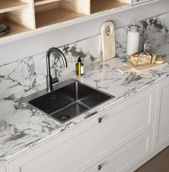 Lavabo Kubus 140 RS Round køkkenarmatur - Gunmetal Lavabo Kubus 140 RS Round køkkenarmatur - Gunmetal