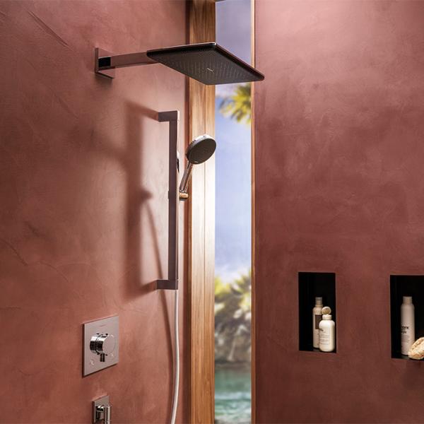 hansgrohe bruserb&oslash;jning E 39 cm 1/2" - Krom