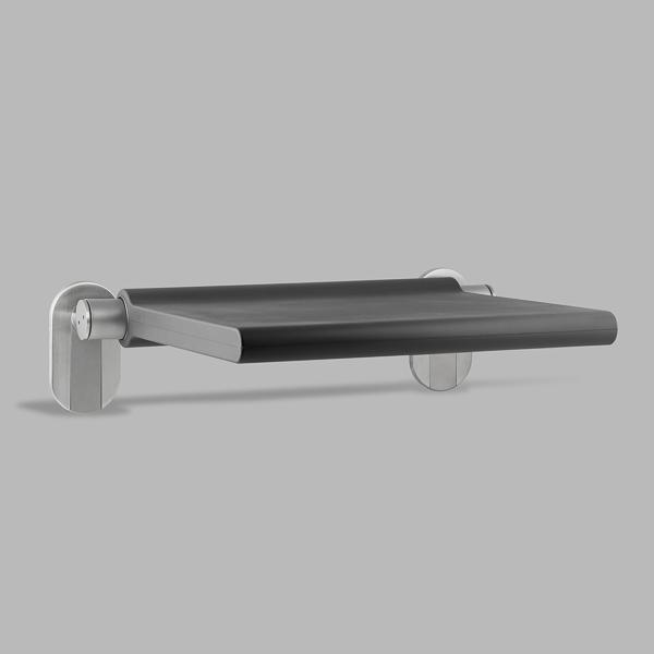 d line v&aelig;gh&aelig;ngt foldbar bades&aelig;de - Rustfrit st&aring;l