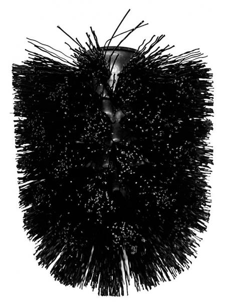 Pressalit Style toiletb&oslash;rste t/v&aelig;g eller gulv - Krom/sort