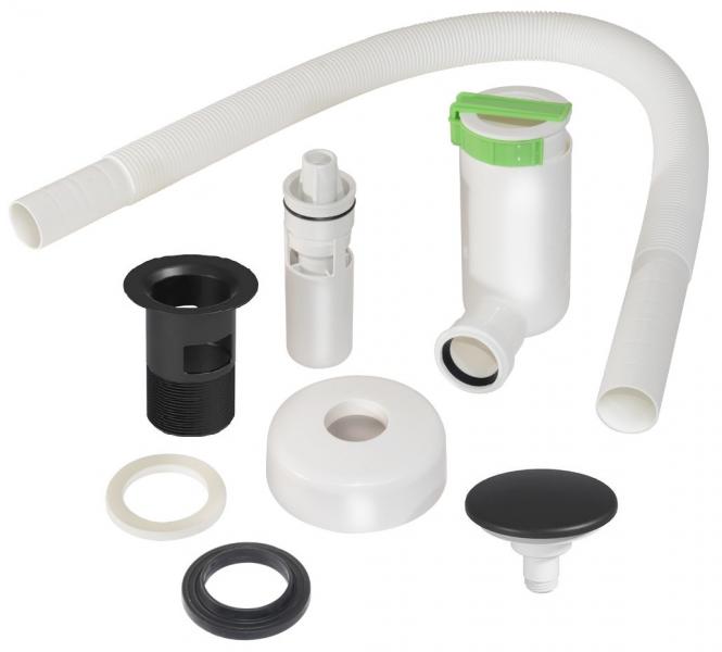 Gustavsberg Artic 100 m&oslash;bels&aelig;t m/sort dobbeltvask - Fersken