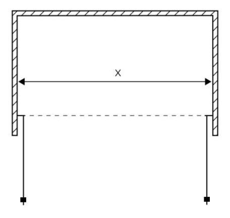 Str&oslash;mberg Noma 30 dobbelt svingd&oslash;r - Skr&aelig;ddersyet - Mat sort