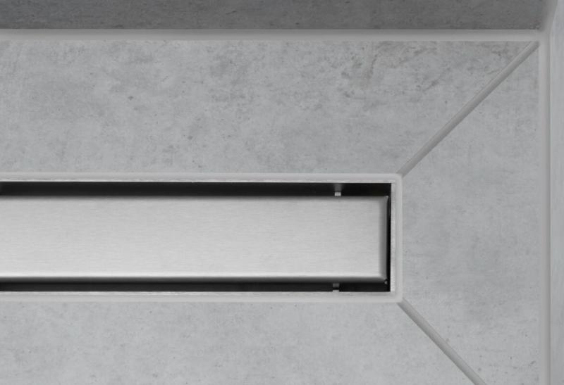 Hansgrohe RainDrain Match Kappes&aelig;t - 90 cm - B&oslash;rstet rustfri st&aring;l