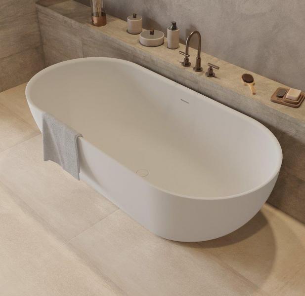 Ideavit Solidera fritstående badekar 1700 x 800 mm - Mat hvid Ideavit Solidera fritstående badekar 1700 x 800 mm - Mat hvid