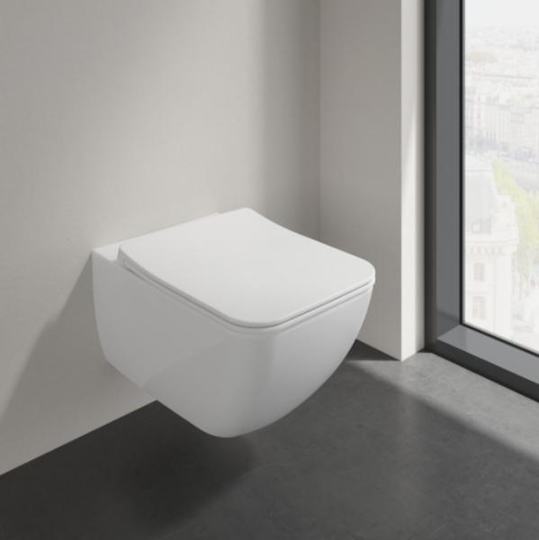 Villeroy & Boch Venticello Rimless v&aelig;gh&aelig;ngt toilet m/Ceramic+ - Hvid