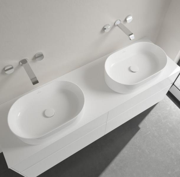 V&B Collaro 56 fritstående bowlevask - Uden overløb V&B Collaro 56 fritstående bowlevask - Uden overløb