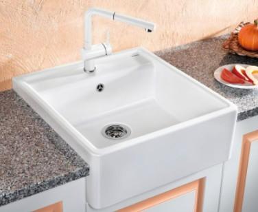 Blanco Panor 60 k&oslash;kkenvask i porcel&aelig;n - Krystalhvid