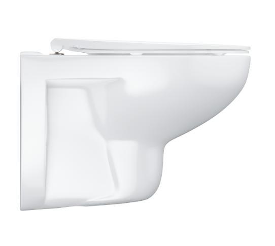 Grohe Bau Ceramic v&aelig;gh&aelig;ngt toilet inkl/slim toilets&aelig;de m/SoftClose og QuickRelease