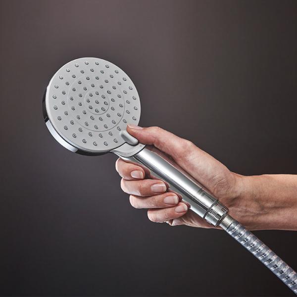 hansgrohe Vernis Blend EcoSmart showerpipe &Oslash;200 - Krom