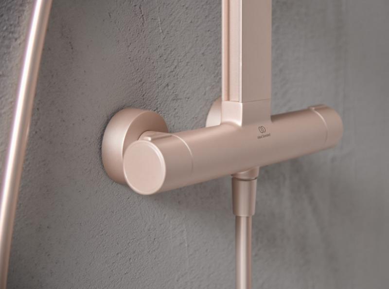 Ideal Standard Alu+ 260 komplet brusesystem - Rosé Ideal Standard Alu+ 260 komplet brusesystem - Rosé