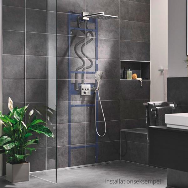 Grohe SmartControl 310 komplet brusesystem m/Shower Frame - Firkantet Grohe SmartControl 310 komplet brusesystem m/Shower Frame - Firkantet