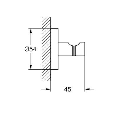 Grohe Essentials pakke - B&oslash;rstet hard graphite