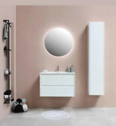 Sanibell Proline m&oslash;bels&aelig;t 80 m/integrerede greb - Mat hvid