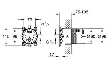 Grohe SmartControl komplet brusesystem med SmartActive og Sena til indbygning - Børstet Cool Sunrise Grohe SmartControl komplet brusesystem med SmartActive og Sena til indbygning - Børstet Cool Sunrise