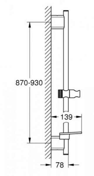 Grohe Rainshower SmartActive komplet brusesystem m/termostat - B&oslash;rstet cool sunrise