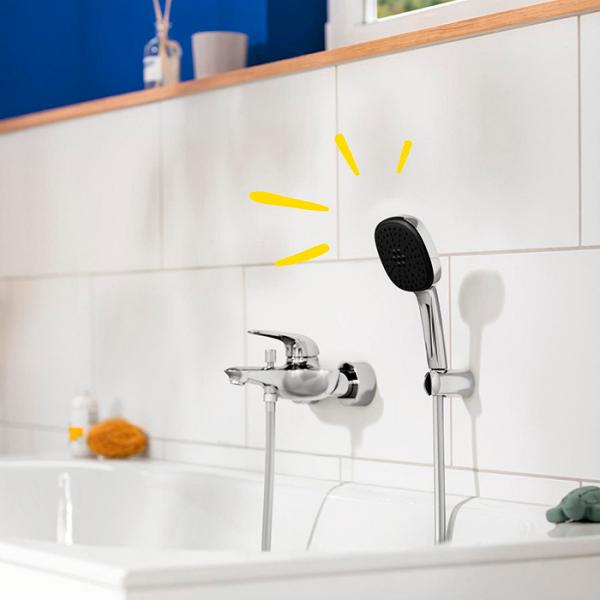 Grohe Vitalio Comfort 110 h&aring;ndbruser 2 sprays m/v&aelig;gholder og WaterSaving