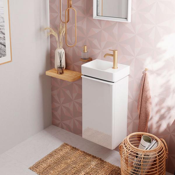 hansgrohe Pulsify S Puro 1jet & Tecturis komplet pakke til badev&aelig;relset - B&oslash;rstet bronze