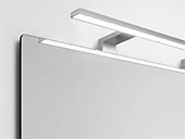 V�drumslampe til spejl og spejlskab